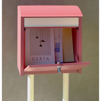 MOJYU オルガ スタンドポスト ワインレッド 1台（直送品）