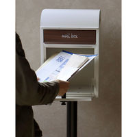 MOJYU ジルダ スタンドポスト グレージュ 1台（直送品）