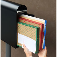 MOJYU スパーノ スタンドポスト ブラック 1台（直送品）