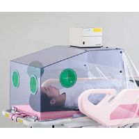 アズワン エアロゾルボックス(マニュアルストレッチャー対応) HEPAユニット搭載タイプ 7-9192-02 1個（直送品）