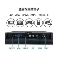 11.6インチ フルハイビジョンLCDモニター TFT液晶 (HDMI/VGA/AV/BNC/USB) LCD-011-1080P 1台（直送品）
