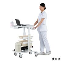 アズワン ナースカート(ヴェクセル)アイボリー DC-SW1 1個 8-843-01（直送品）