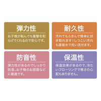 シービージャパン ジョイントマット パズルマット 36枚組 フチ付き 厚さ10mm 床面保護マット 425025 1個（直送品）