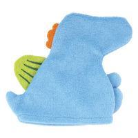 スケーター ハンドタオル マスコット付き タオル 赤ちゃん スピノサウルス 490495 1個（直送品）