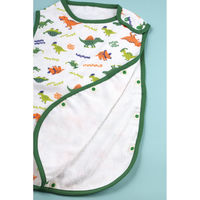 スケーター スリーパー ガーゼ 綿100% ディノサウルス ベビー 490613 1個（直送品）