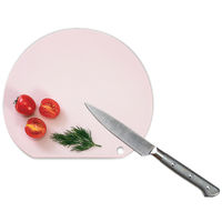 伊原企販 まな板 かまぼこ型 抗菌 日本製 刃当たりなめらか抗菌まな板 スモーキーピンク 396813 1個（直送品）