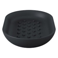 アントレックス ソープディッシュ umbra ジュニップ オーバル アンブラ 石鹸皿 ソープトレー ブラック 357428 1個（直送品）