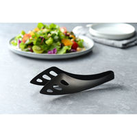 オークス ゆびさきサーバートング ブラック 383271 1個（直送品）