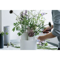 丸利玉樹利喜蔵商店 花瓶 AYA フラワーベース ロング LL 陶器 ホワイト 409594 1個（直送品）