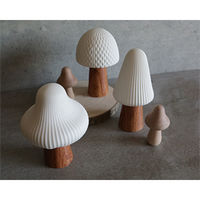 グローバルアロー テーブルライト Lumo LED付き セラミック マッシュルーム スリム 484625 1個（直送品）