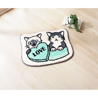 カキウチ 玄関マット 室内 マルチマット 45×60 シャムハチ 483554 1個（直送品）