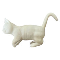 グローバルアロー ガーランド LUMO LED付き 猫 シロ 484631 1個（直送品）