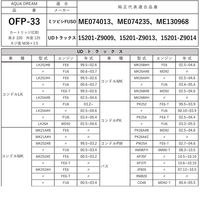 AQUA DREAM(アクアドリーム) PLATINUM オイルフィルター ミツビシFUSO・UDトラックス車用 AD-OFP-33 1個（直送品）