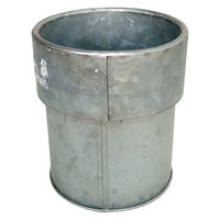 アビテ プランター シャルール・ポット シルバー 395109 1個（直送品）