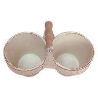 アビテ プランター シャルール・ツインポット アイボリー 395110 1個（直送品）