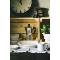 ウェーブ プレート 24.5cm L アンカー 陶器 399045 1個（直送品）