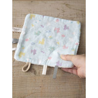 ウェーブ ハンカチ ニギニギ RODY 赤ちゃん 綿100% 日本製 サックス 434992 1個（直送品）