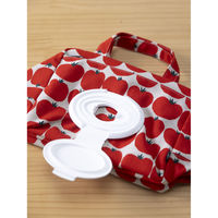 ウェーブ ポーチ ママポーチ 北欧小花 マザーズポーチ レッド 473337 1個（直送品）