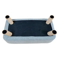 アビテ スツール ミニ ロング 長方形 座面高28cm コロン・チェア・ロング グレー 477385 1個（直送品）