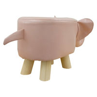 アビテ アニマルスツール ゾウ 座面高26.5cm ティーア・スツール・エレファント ピンク 477389 1個（直送品）