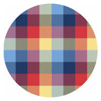 丸和貿易 レジャーシート オーセンティック チェック L 150×200cm コンパクト マドラス 489875 1個（直送品）