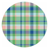 丸和貿易 レジャーシート オーセンティック チェック L 150×200cm コンパクト グリーン 489876 1個（直送品）