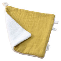 ウェーブ ベビートイ ハンカチ セット ベビーリング ハンカチセット やさしいガーゼ イエロー 473333 1個（直送品）