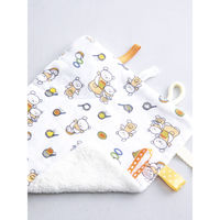 ウェーブ ハンカチ こぐまちゃん にぎにぎハンカチ 綿100% 日本製 オフホワイト 400078 1個（直送品）