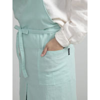 ウェーブ エプロン やさしいガーゼのエプロン COCOWALK ミント 412148 1個（直送品）