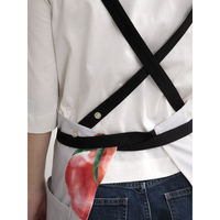 ウェーブ エプロン 果物 野菜 マルシェプリントエプロン COCOWALK トマト 422752 1個（直送品）