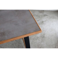 【軒先渡し】東馬 テルム ダイニングテーブル天板 180 幅1800×奥行800×高さ25mm BK/WN 1台（直送品）