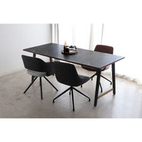 【軒先渡し】東馬 テルム ダイニングテーブル天板 180 幅1800×奥行800×高さ25mm GY/LBR 1台（直送品）