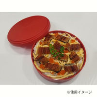 ニシキ 弁当容器 新わっぱめし(14)本体 赤 2395140400 1ケース(180個(10個×18))（直送品）