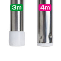 友屋 販促用品 のぼりポール 3mステンレスポール φ22 51543*** 1ケース(1個)（直送品）