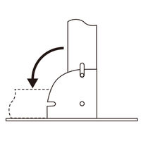 友屋 販促用品 のぼり立てノックダウン ネジ付 58610BLK 1ケース(1個)（直送品）