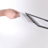 友屋 POP用品 ライティングスペックスタンドA4横 ブラック 61635-02 1ケース(1個)（直送品）