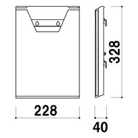 友屋 売場備品 リーフレットラック(A4判用)CR-400クリア A0373CLR 1ケース(1個)（直送品）