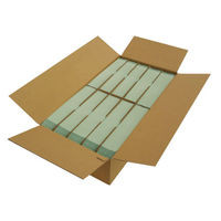 今村紙工 透けない窓付き封筒 長3 グリーン テープなし 04256 1ケース(1000個)（直送品）