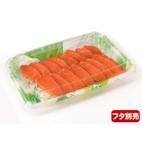 リスパック 刺身容器 バイオPET 流し盛 25-16B 海洋緑 FAPU431 1袋(50個)（直送品）