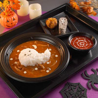 中央化学 オードブル容器 HSバット- 1 BK 00814061 1袋(20個)（直送品）