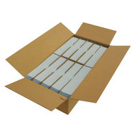 今村紙工 透けない窓付き封筒 長3 ブルー テープ付 06990 1ケース(1000個)（直送品）