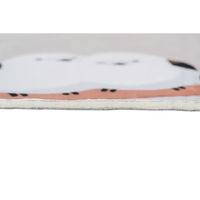 ニーズ かわいいシマエナガの洗えるトイレマット 1-00383-002 1枚（直送品）