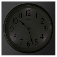 保土ヶ谷電子販売 自動点灯機能付き電波掛時計 HWC-029RC-SV 1台（直送品）