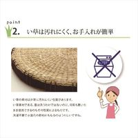 イケヒコ コート い草クッション マチ付 400×400mm ブラウン 1140530060404 1セット(2個入)（直送品）