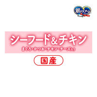 銀のスプーン おいしい顔が見られるおやつ カリカリッチ シーフード＆チキン 国産 60g 3袋 キャットフード 猫用