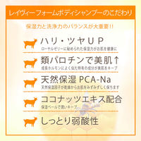 レイヴィー フォームボディシャンプー 泡　ボディソープ(ボディウォッシュ)　ローヤルゼリー 詰め替え 900ml  6個 アクシス