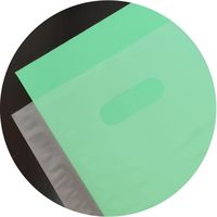 ササガワ カラーポリ 半透明 190×280 A5用 50-1868 1包(50枚袋入)