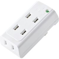 延長コード 電源タップ 2P（ピン） 3個口 雷ガード ホワイト TAP-SP222 サンワサプライ 1個