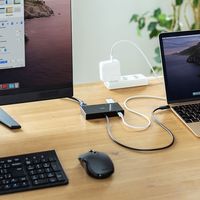 ドッキングステーション　Type-C×1　USB3.0×1　HDMI×1　ミニD-sub×1　RJ-45×1　USB-3TCH30BK　サンワサプライ　1個