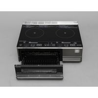 アイリスオーヤマ 据置型 2口IHクッキングヒーター IHC-SG221 ブラック 1台